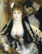 Pierre Auguste Renoir La loge or lavant scene oil painting picture wholesale